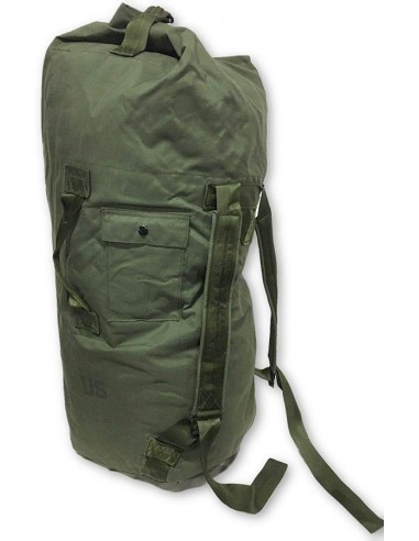 US Army Surplus Double Strap Duffle Bag Olive