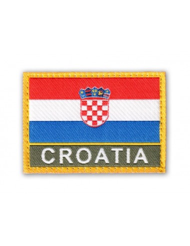 Prišivak Amblem Velcro/Čičak Zastava Croatia
