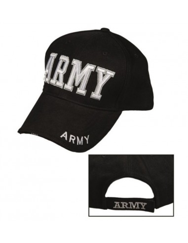 Sturm MilTec Black "Army" Sandwich Baseball Cap
