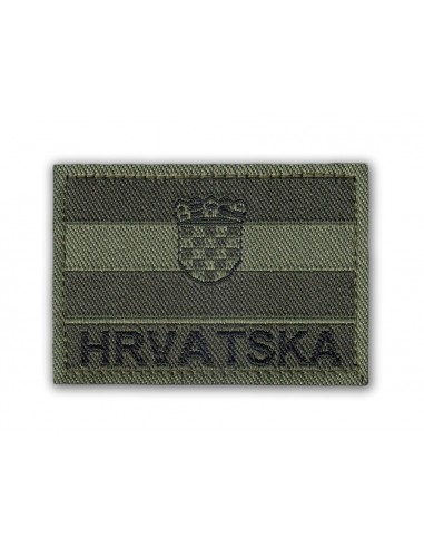 Patch Velcro Flag Hrvatska (Croatia) Olive