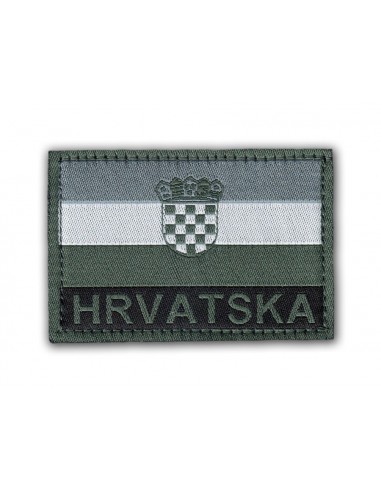 Patch Velcro Flag Hrvatska (Croatia) Grey