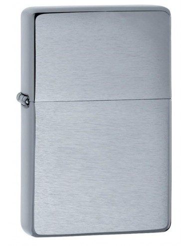 Zippo Lighter Vintage Brushed Chrome