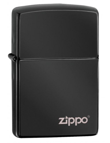 Zippo Upaljač Black Ebony Zippo Logo