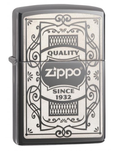 Zippo Lighter Black Ice High Polish Quality Zippo
