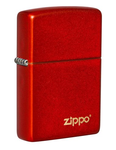 Zippo Lighter Classic Metallic Red