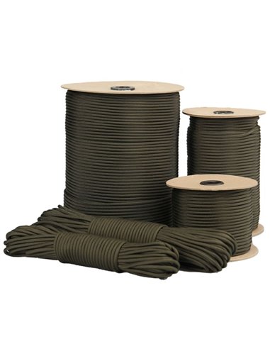 EDCX Army Green Paracord Type III 550 Spoll 300m