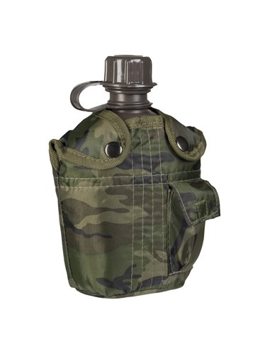 Sturm MilTec Canteen With Cover Woodland