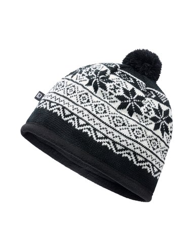 Brandit Snow Knitted Cap Black-White