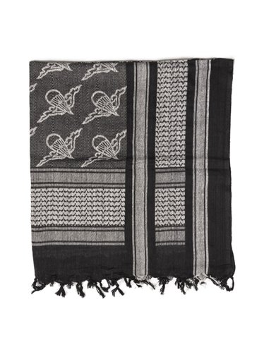 Sturm MilTec Shemagh Scarf Black/White Paratrooper