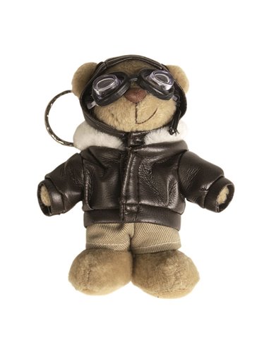 Key Ring Teddy Bear Pilot