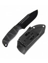 STURM BLACK COMBAT KNIFE G10 W. KYDEX® SCABBARD