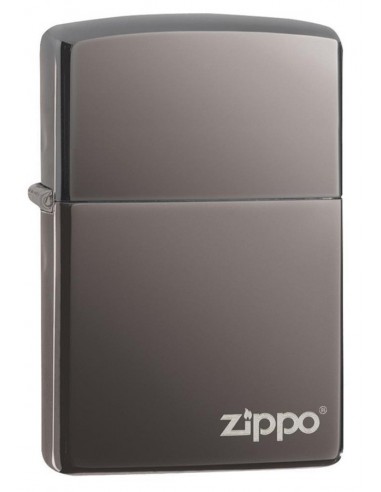 Zippo Lighter Classic Black Ice Zippo Logo