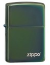 Zippo Lighter Chameleon Green Zippo Logo