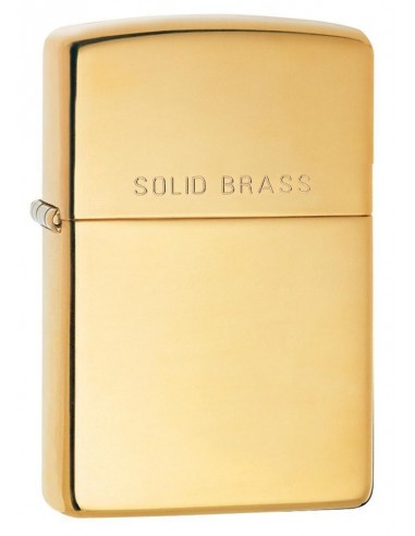 Zippo Lighter Classic Solid Brass High Polish Brass